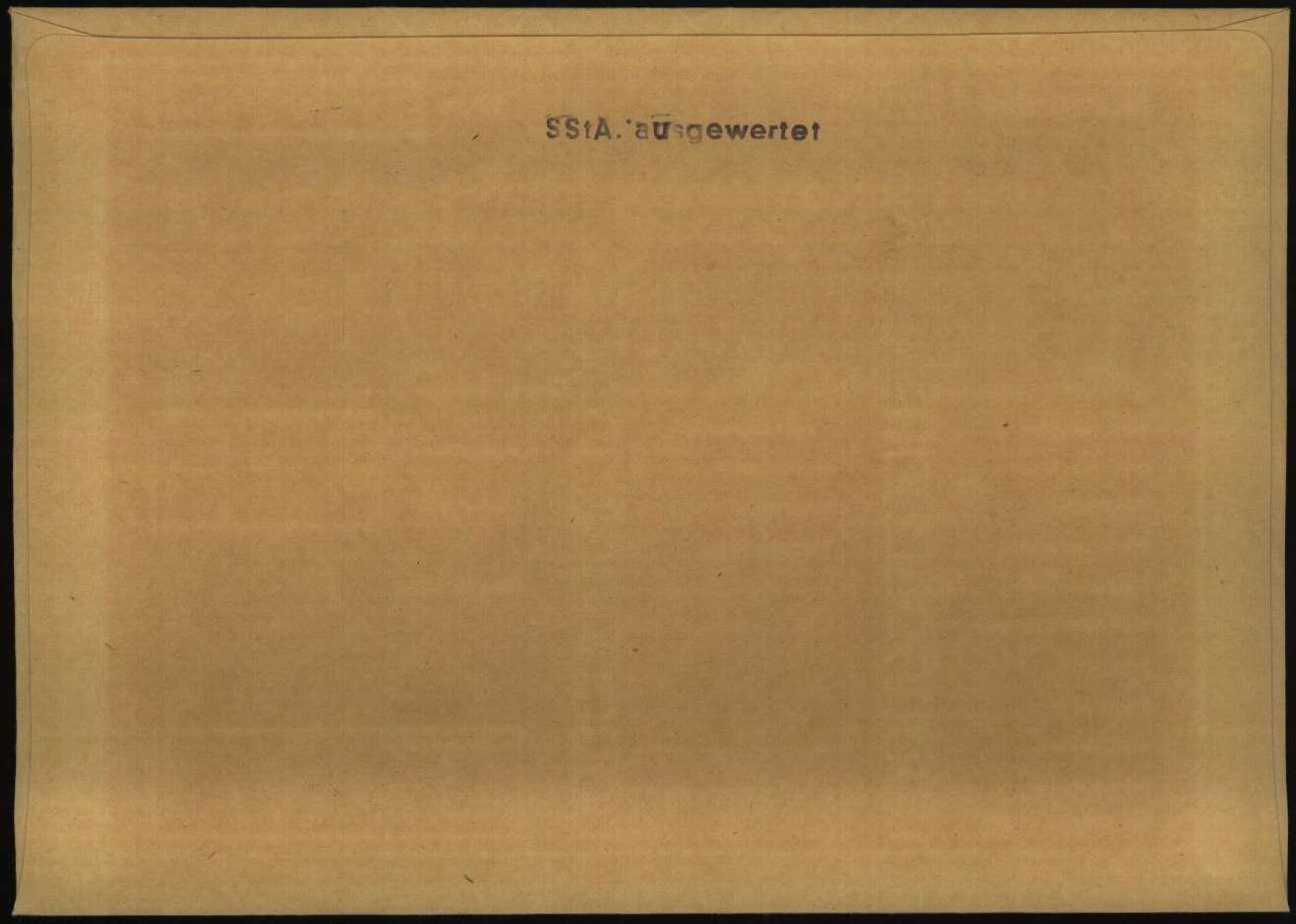 Personal file of PORUBANSKY, CHJENA-002