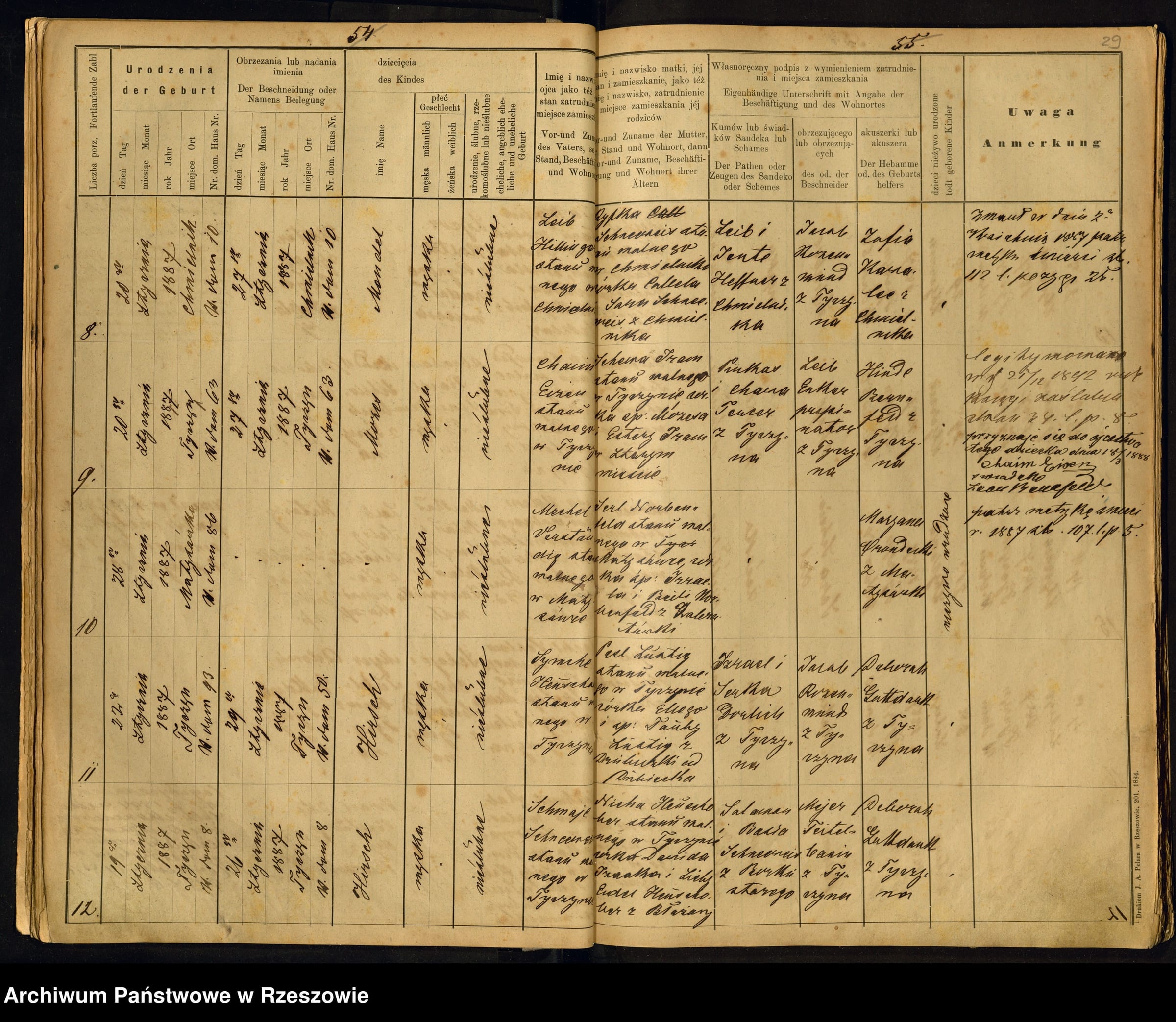 Death record of Mendel Hillinger