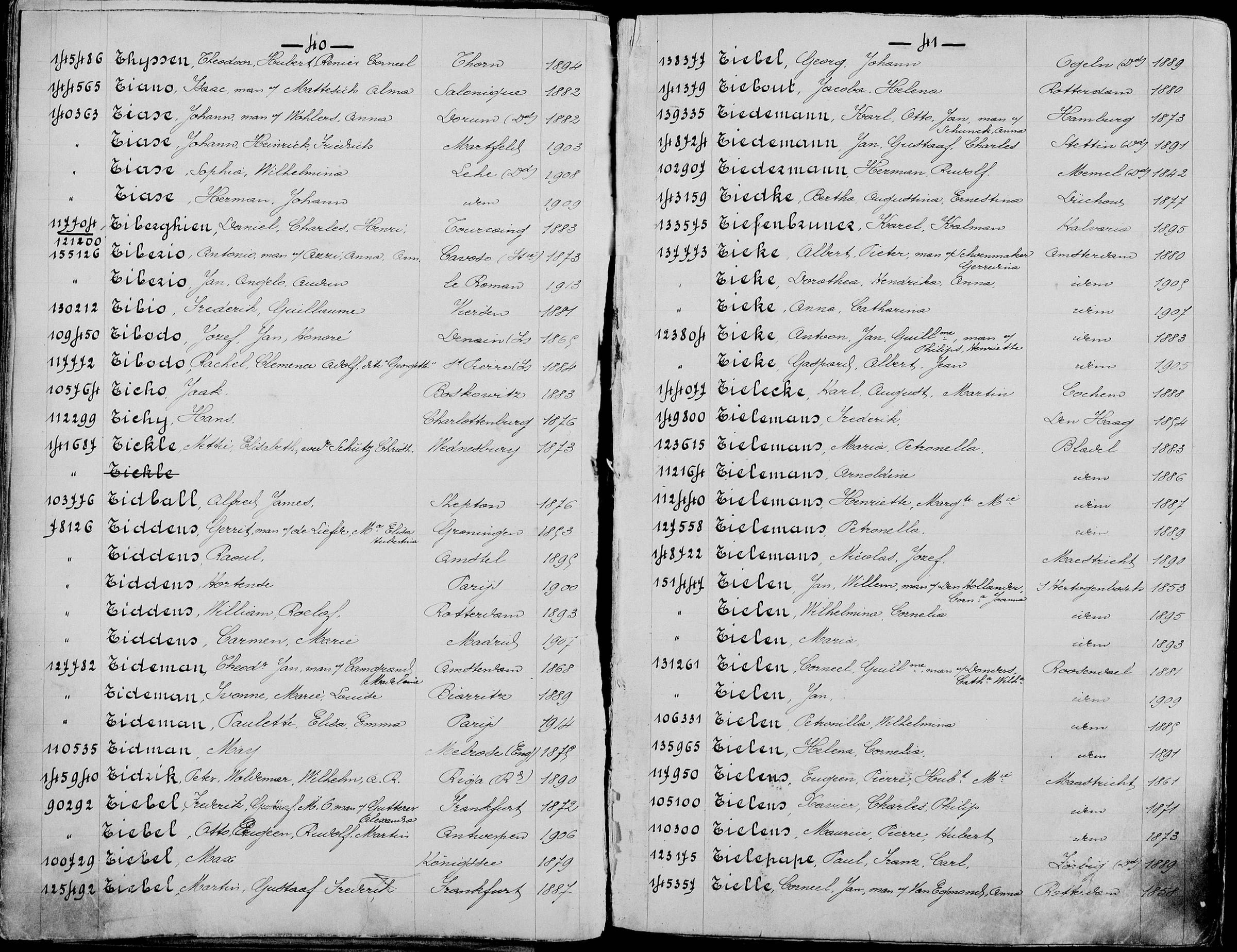 Antwerp Police Immigration Files
