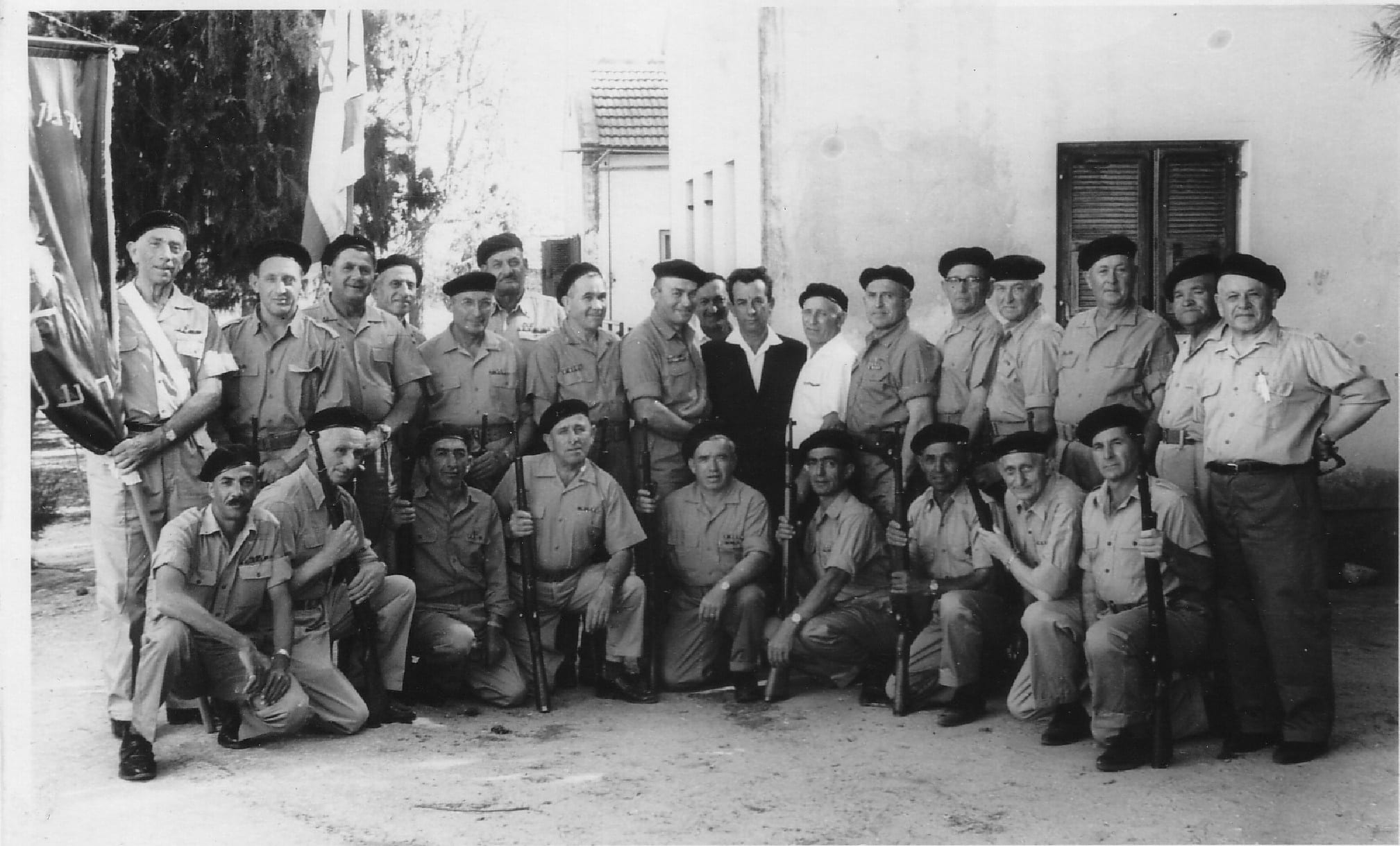 The company of the defense "Hahagana" members in Ra'anana