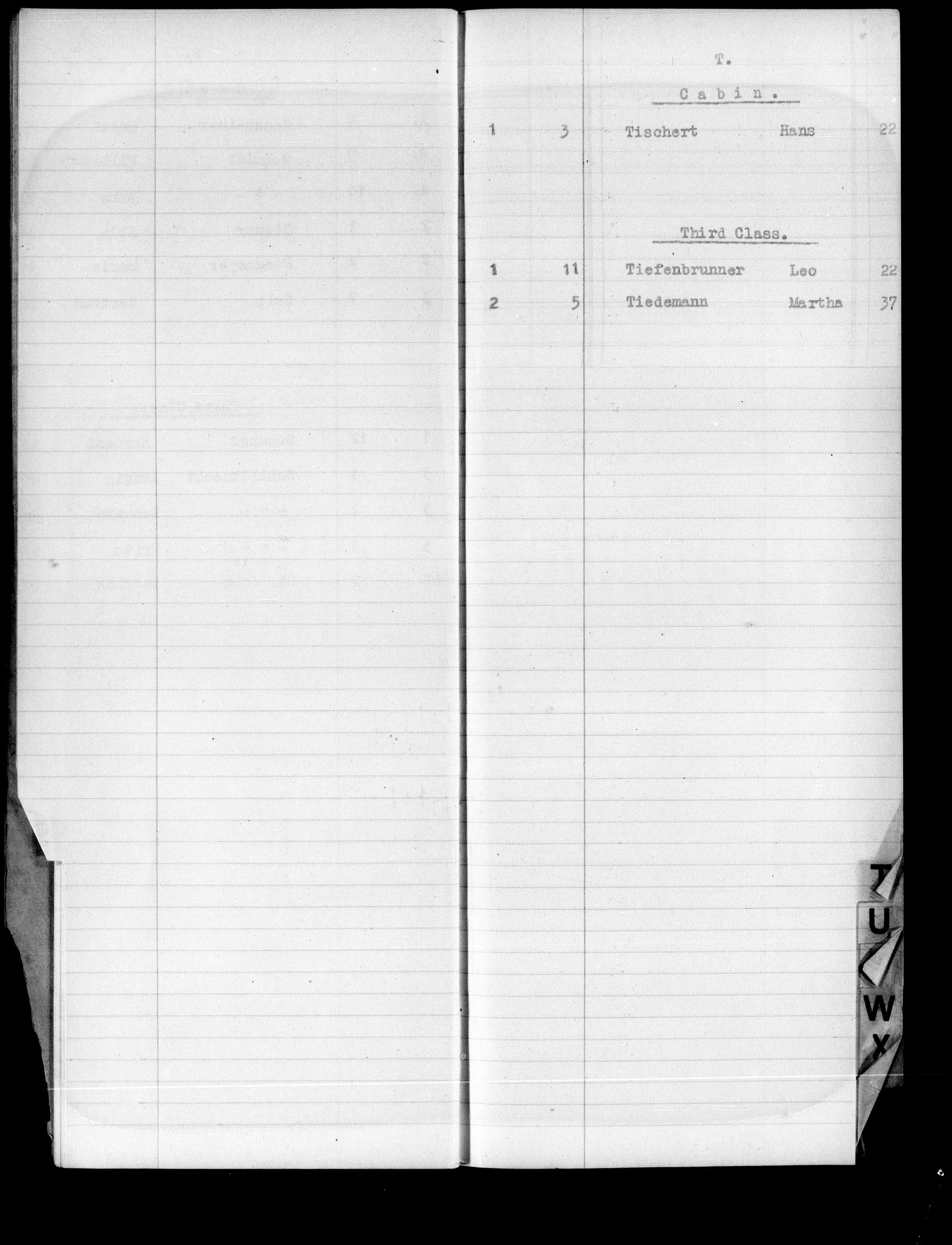 Book Indexes for New York Passenger Lists