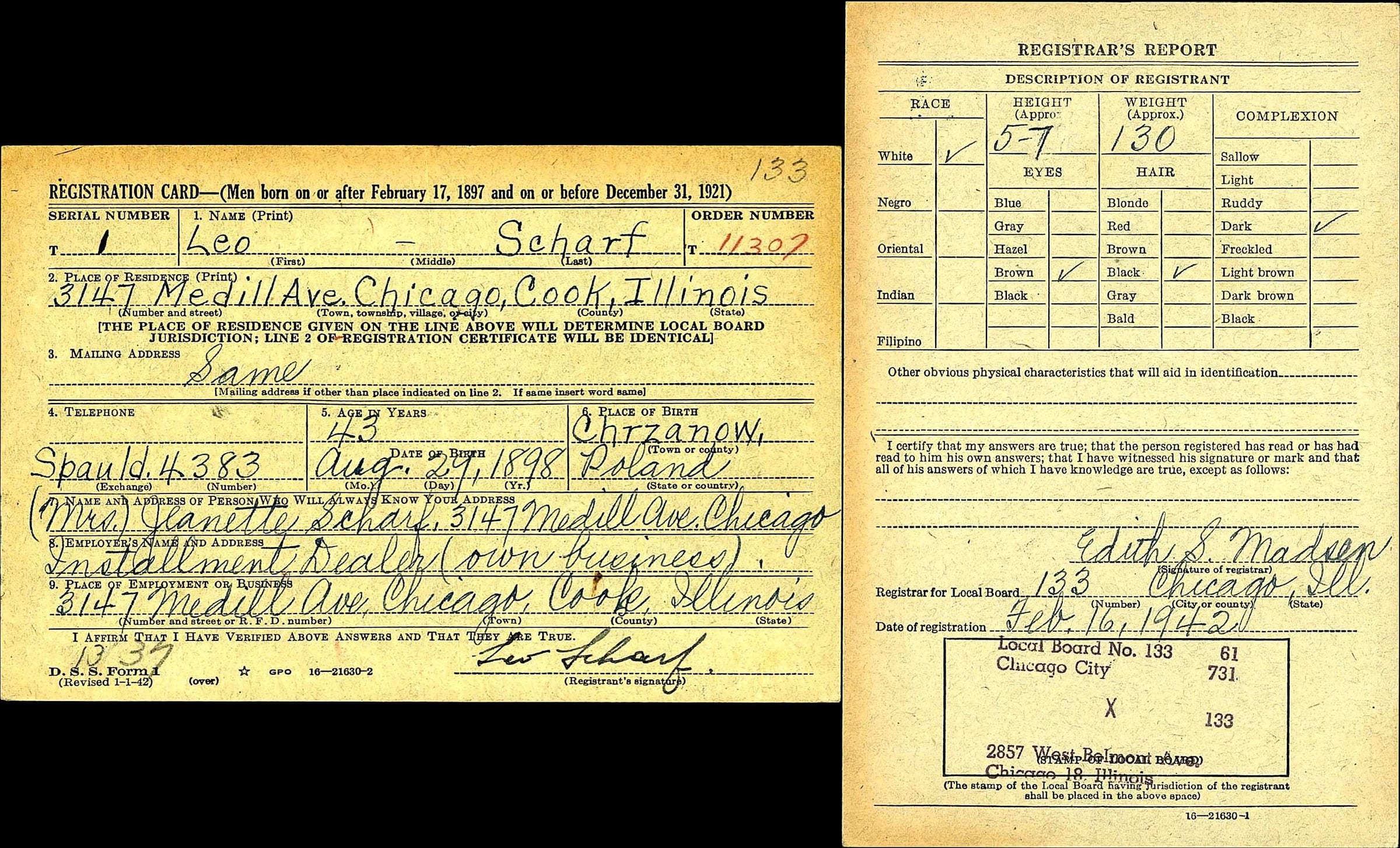 Draft Registrations 1940, 1947