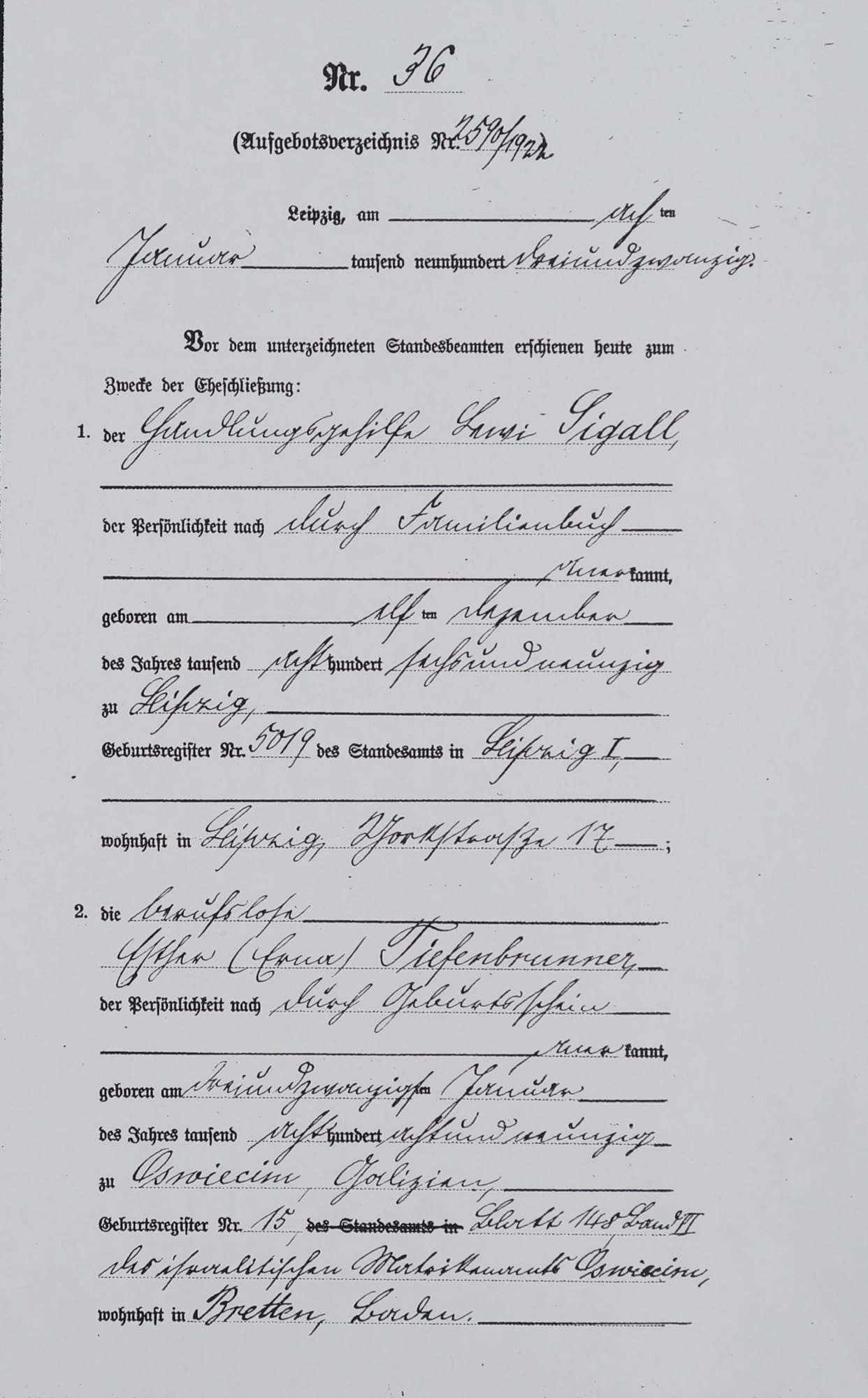 Levi und Esther Sigall geb. Tiefenbrunner_0001