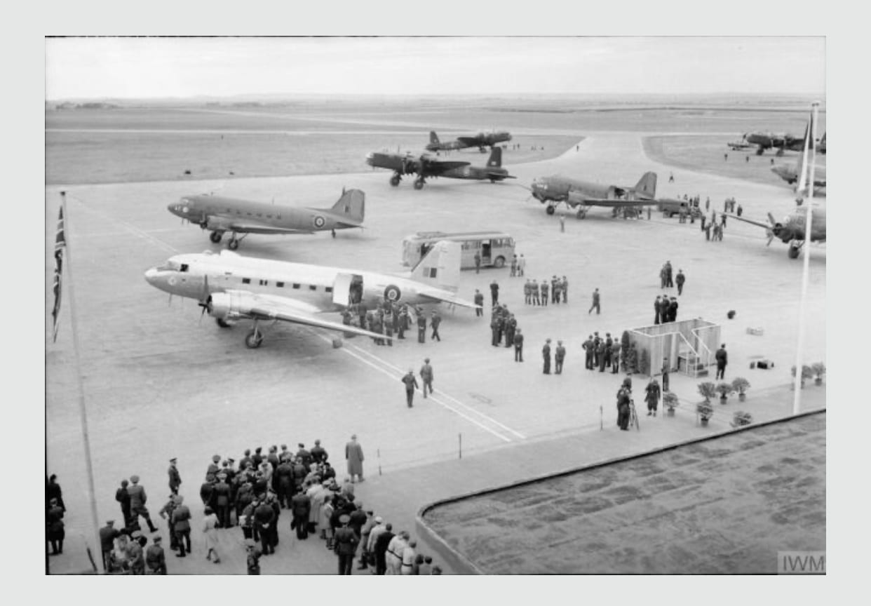 Prague-airport-on-14-August-1945.