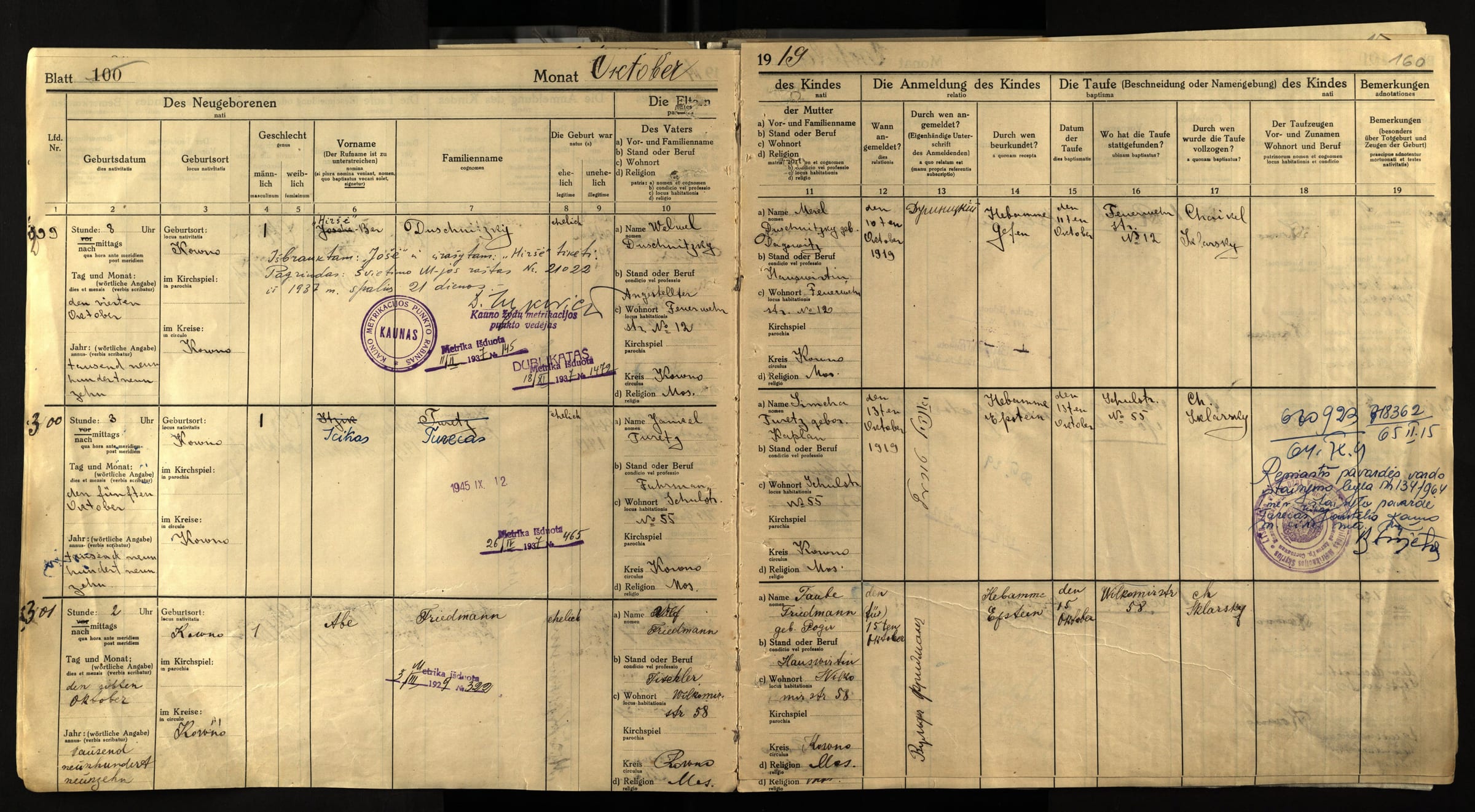 Birth registration