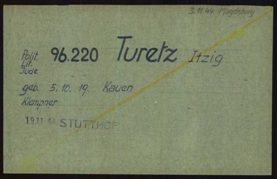 Registry Card