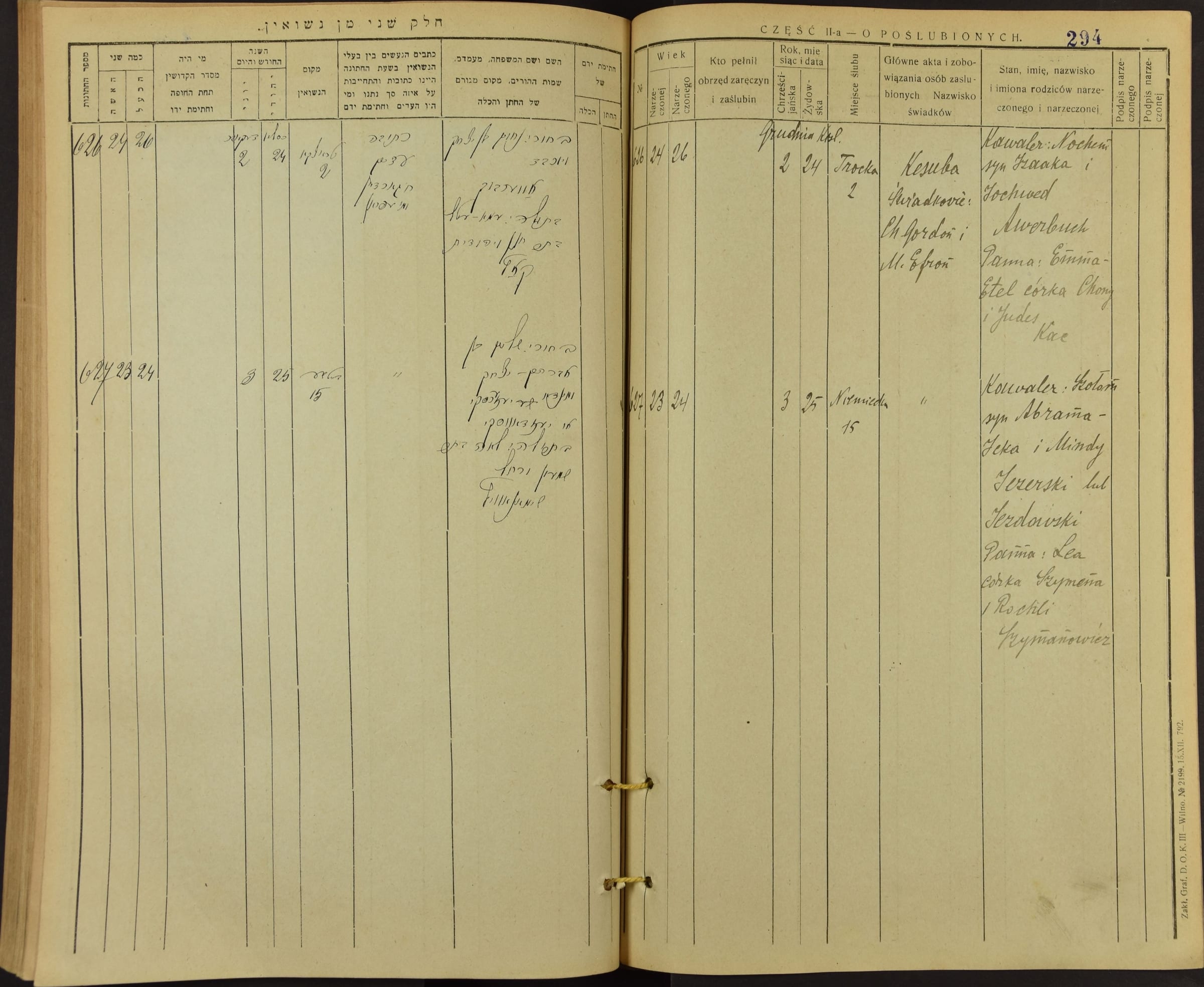 Marriage registration