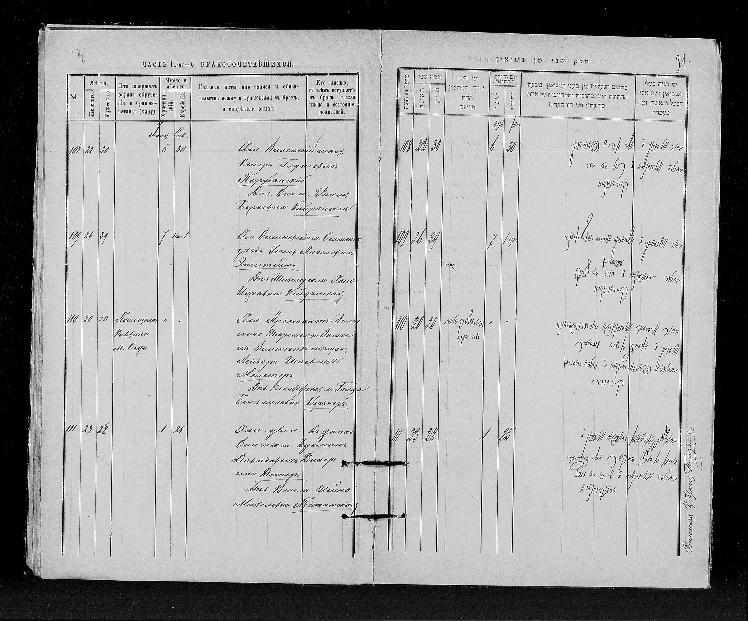 Marriage register