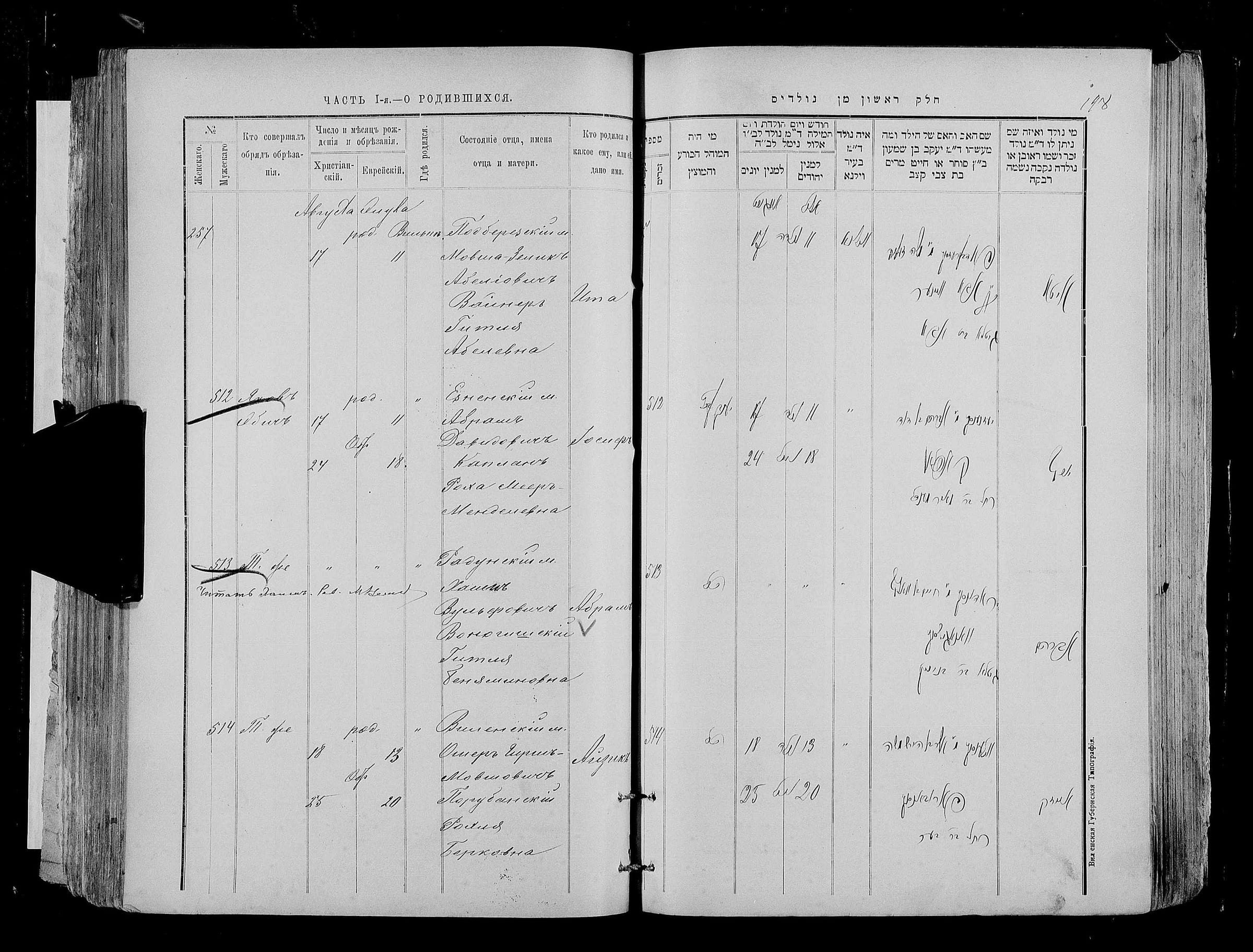 Birth register