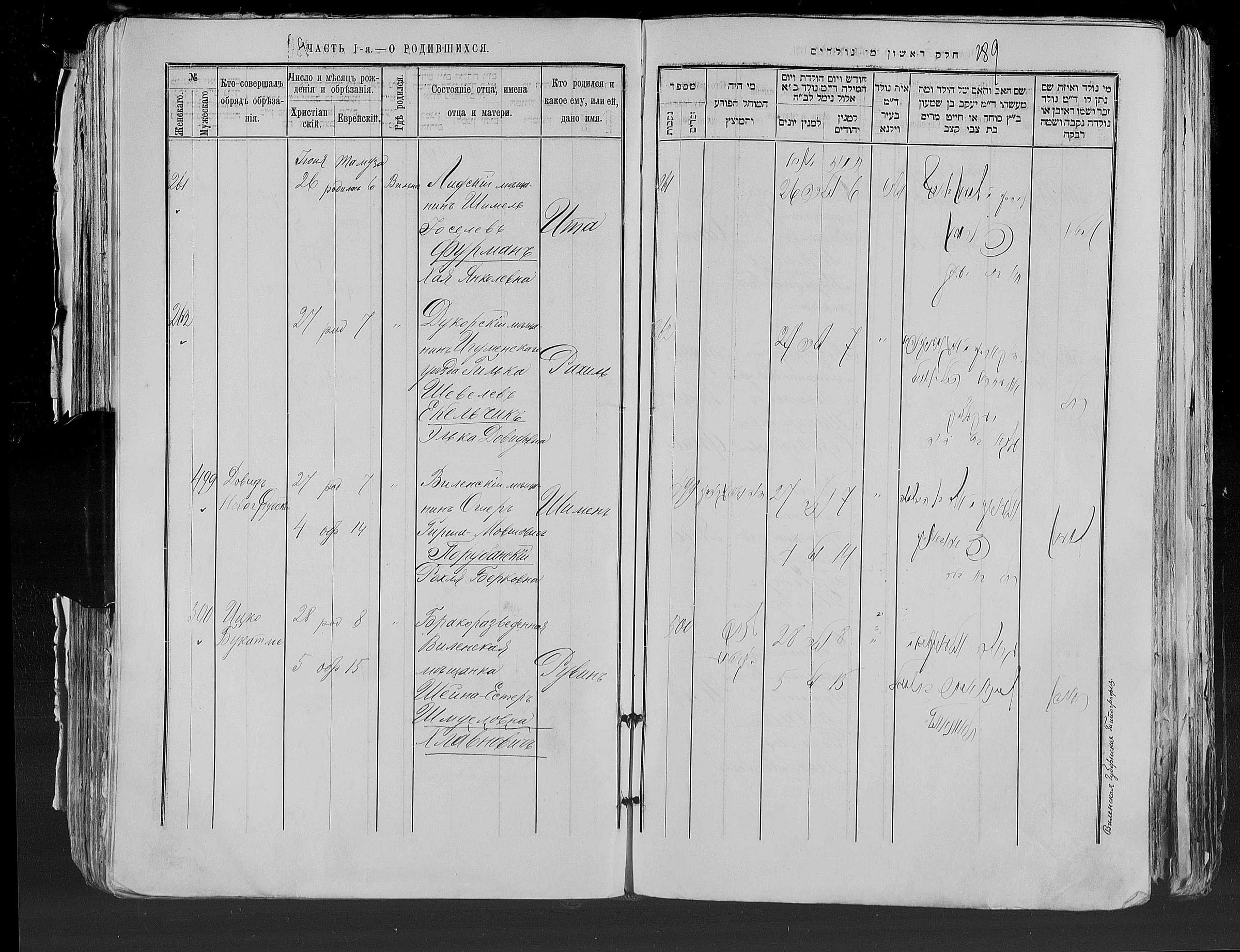 Birth register