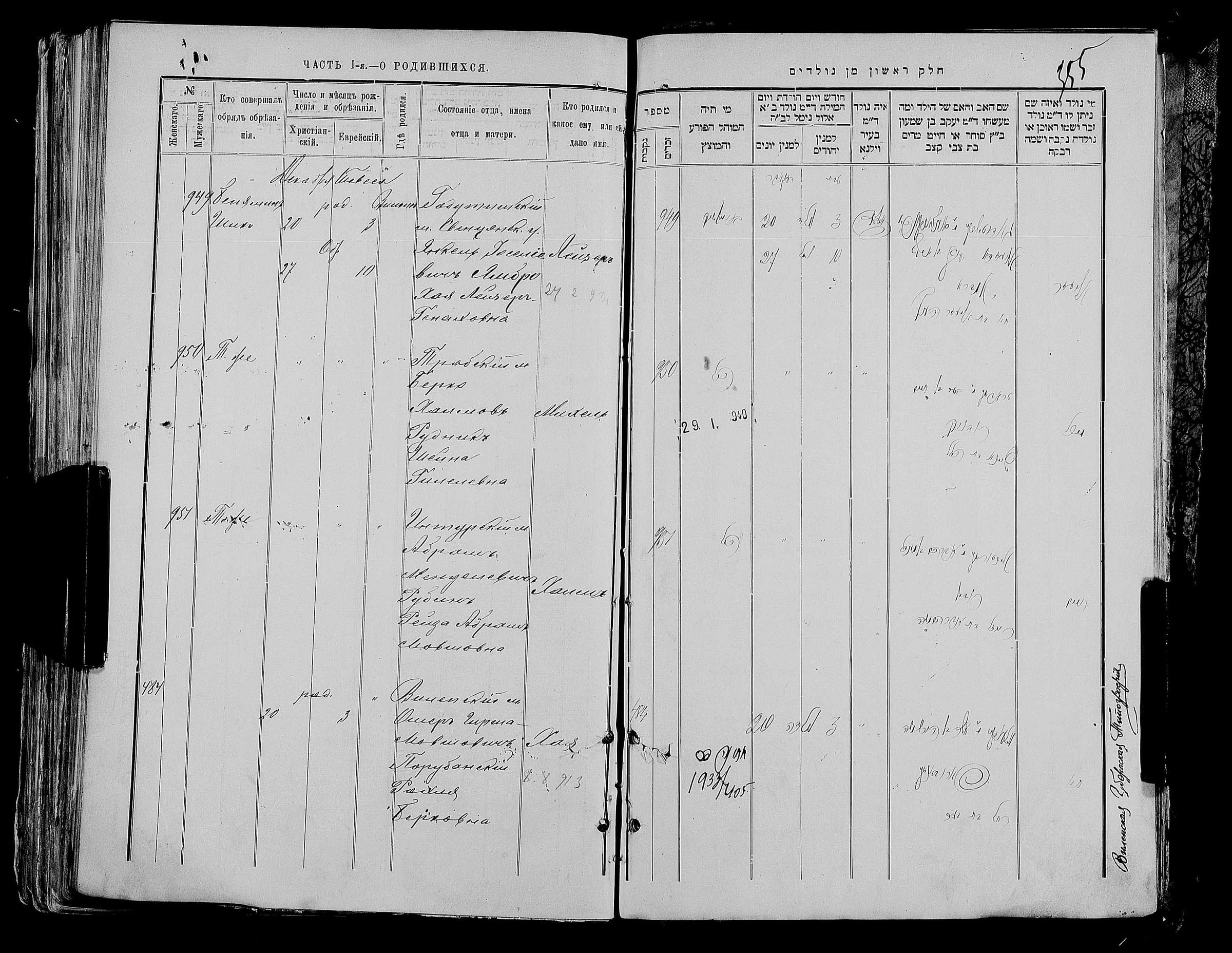 Birth register